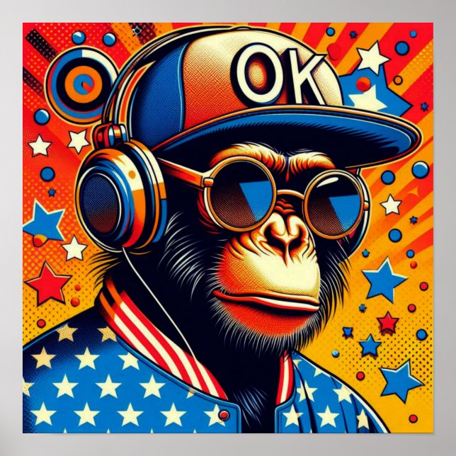 CHIMP 6 DE ARTE POP (Frente)