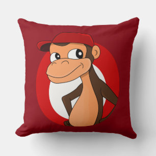 Chimp personalizado lanzar almohada