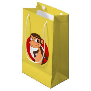 Chimp personalizado pequeña bolsa de regalo
