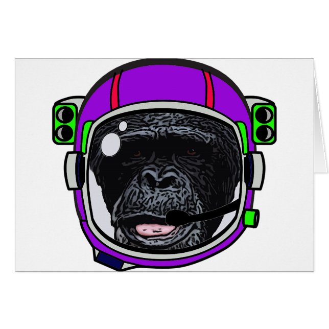 Chimpancé espacial (Anverso (Horizontal))