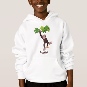 Chimpancé lindo en personalizado colgante de la ju