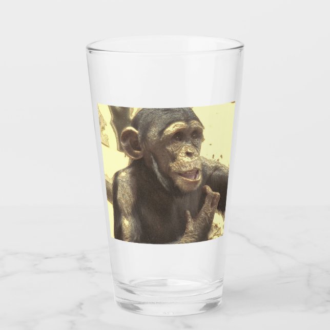 Chimpancé metalizado (Anverso)