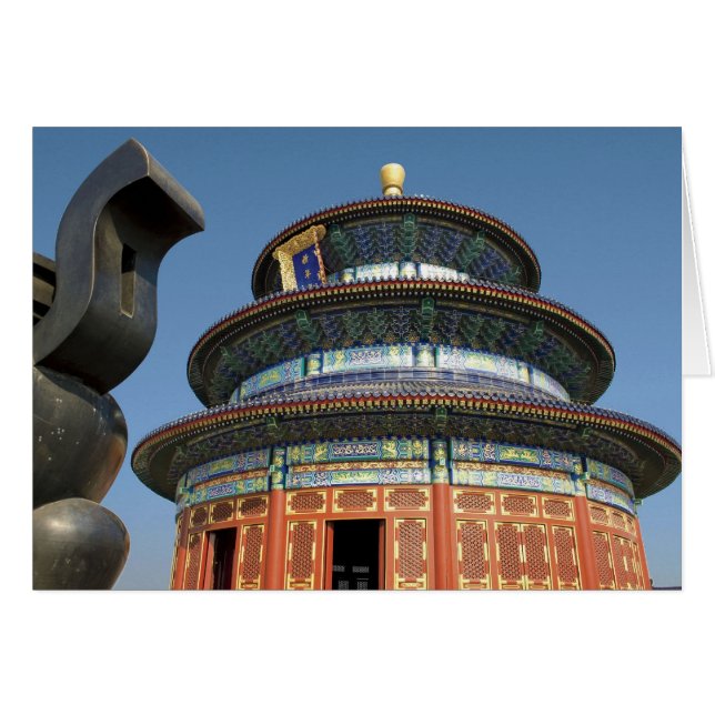 China, Beijing, templo del cielo, urn chino en (Anverso (Horizontal))