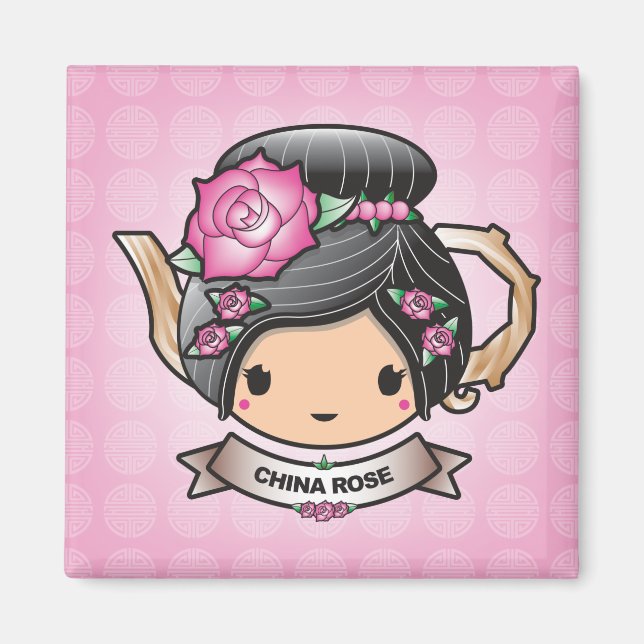 China: El imán de la Plaza de la Tetera Rosa (Frente)