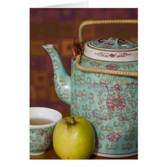 China, Hong Kong. Tetera tradicional china y 2 (Frente)