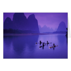 China, río Li. Pescadores cormoranes.