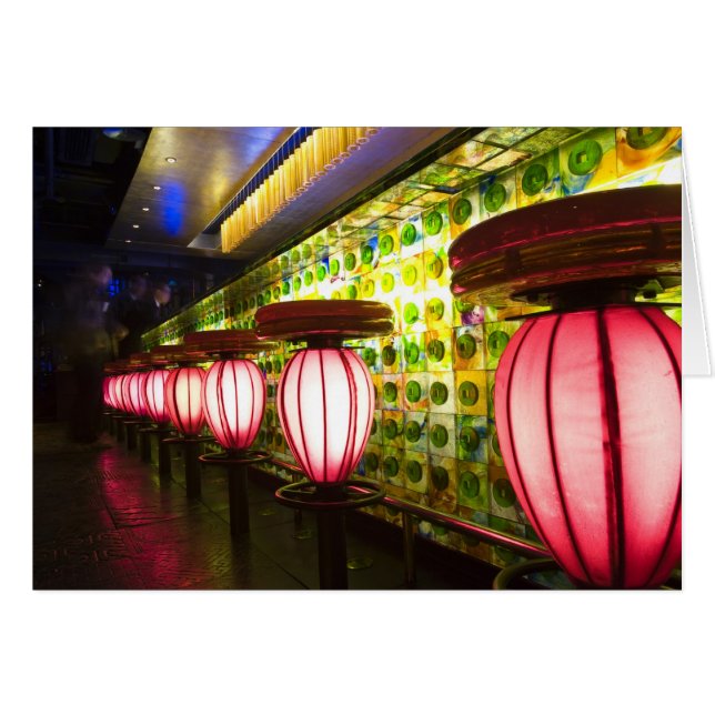 China, Shanghai. Bar en el bar Xin Tian Di (Anverso (Horizontal))