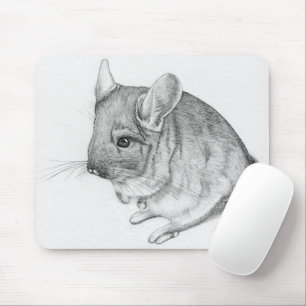 Chinchilla en Alfombrilla de Ratón