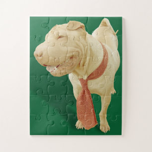CHINO SHAR PEI JIGSAW PUZZLE FÁCIL