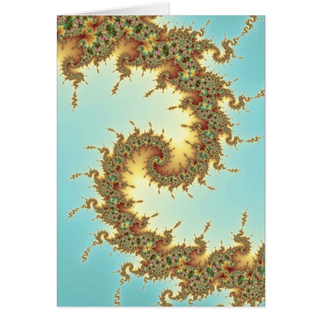 Chino - Tarjeta fractal (Frente)