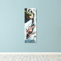 Chinoiserie Carpa Koi Cascada Arte Japonés