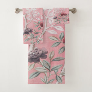 Chinoiserie rosa 3 Piece Lujo