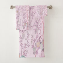 Chinoiserie rosa 3 Piece Lujo