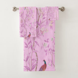 Chinoiserie rosa 3 Piece Lujo