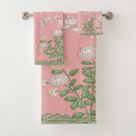 Chinoiserie rosa 3 Piece Lujo