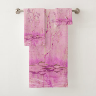 Chinoiserie rosa 3 Piece Lujo