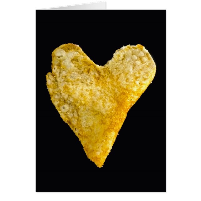 Chip de papa en forma de corazón (Frente)
