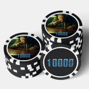 Chip de póquer Boss de 10000 dólares
