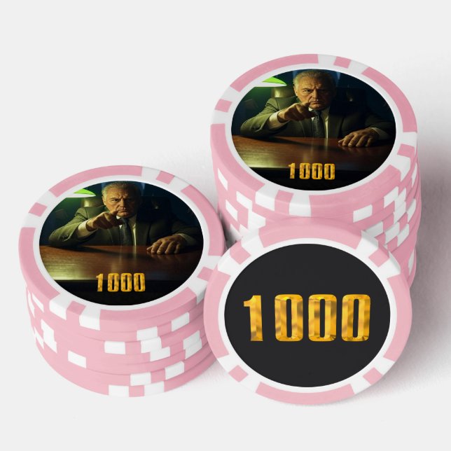 Chip de póquer Boss de 1000 dólares (Pila)