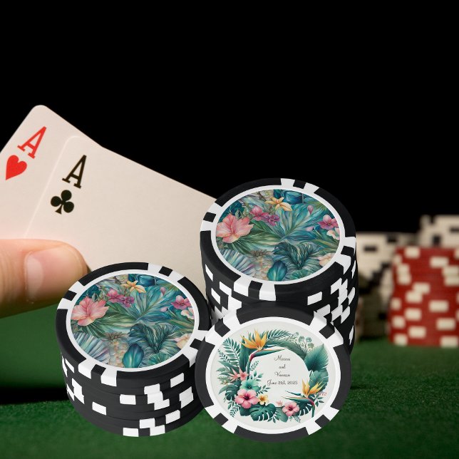 Chip de póquer con esencia tropical (Subido por el creador)