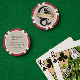 Chip de póquer con logotipo Mermaid