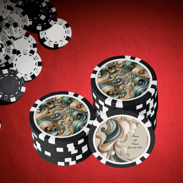 Chip de póquer de Pearl Coast Elegance (Subido por el creador)