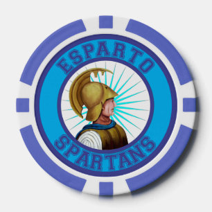 Chip de póquer espartano