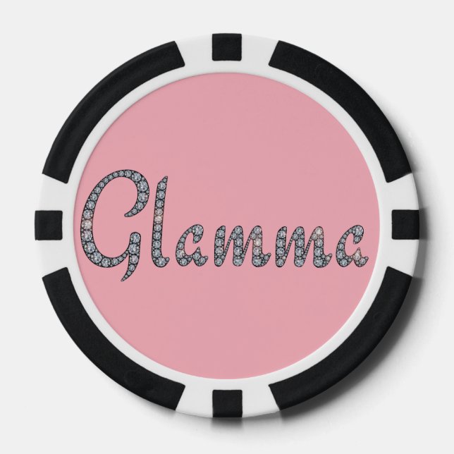 Chip de póquer Glamma Bling (Anverso)