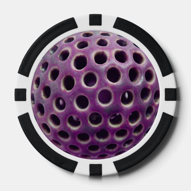 Chip de póquer morado (Anverso)