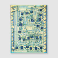 Chip de silicio vintage