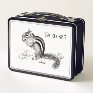 Chipmunk & Acorns Lunch Box