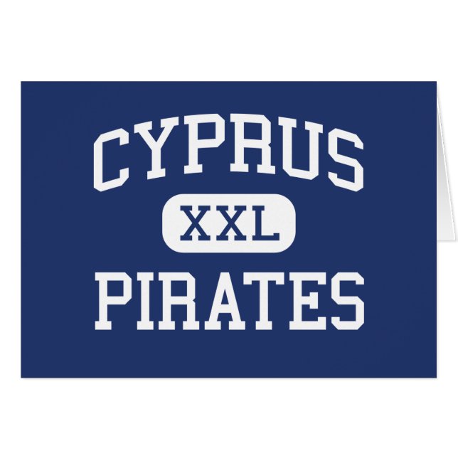 Chipre - piratas - High School secundaria de (Anverso (Horizontal))