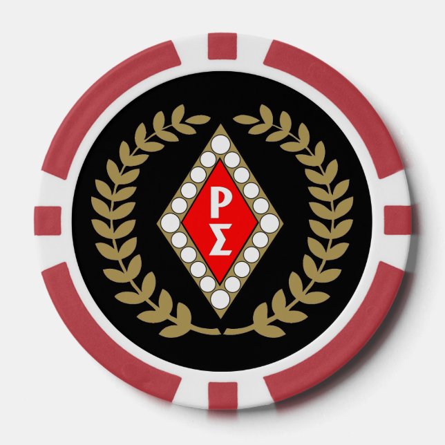 Chips de póquer de camisas rojas (Anverso)