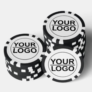 Chips de póquer de doble cara personalizado con lo