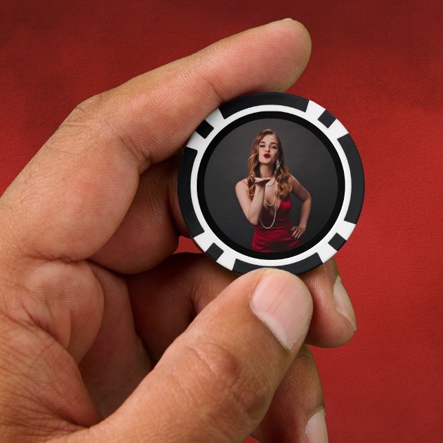 Chips de póquer de fotos en blanco y negro (Subido por el creador)