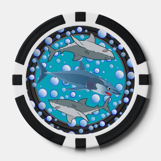Chips de Póquer de Pescado Inteligente (Anverso)