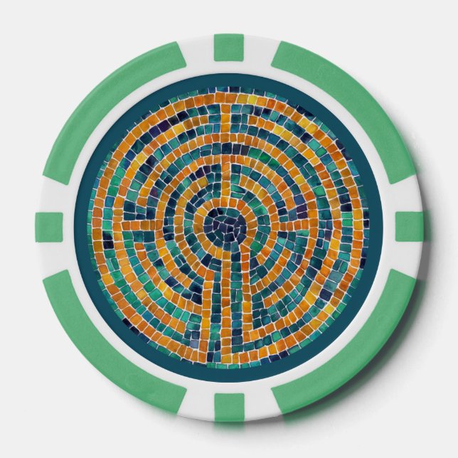 Chips de póquer LABYRINTH II (Anverso)