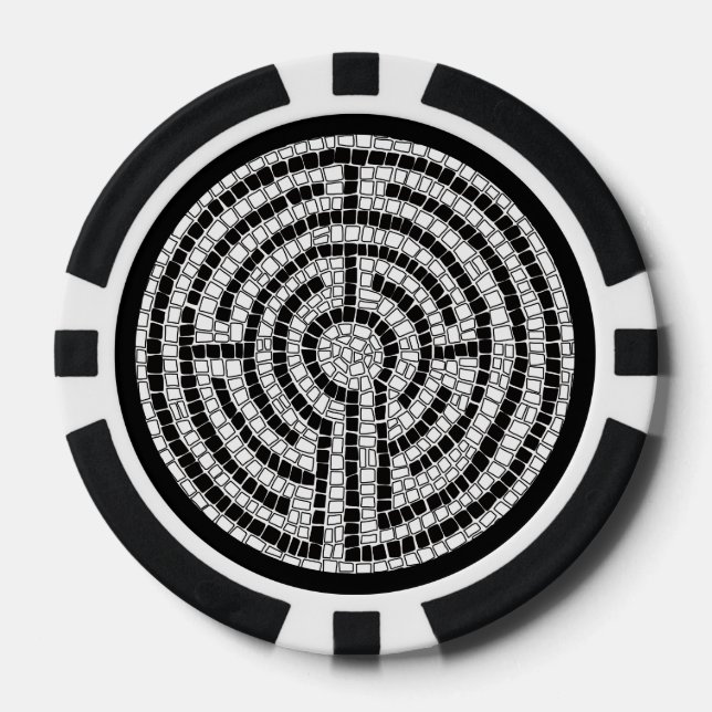 Chips de Póquer LABYRINTH VII (Anverso)