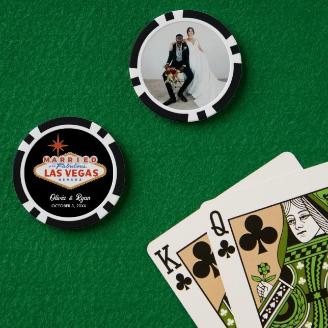 Chips de Póquer Negro personalizadas casadas en La (Mesa de Poker (Doble))