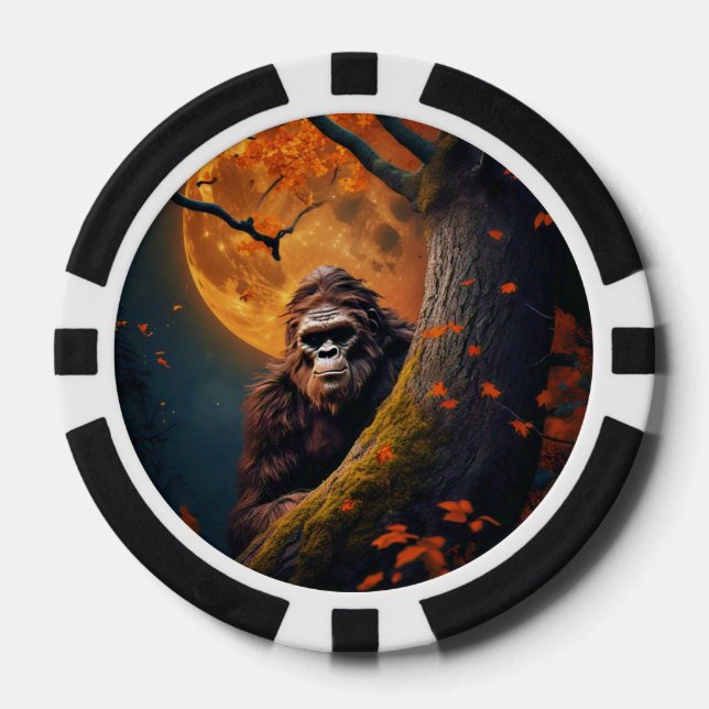 Chips de Póquer para Esculpir Sasquatch (Anverso)