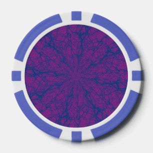 Chips de Póquer Purple Maze