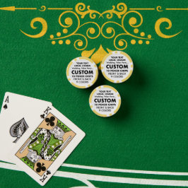 Chips de Póquer YELLOW personalizadas personalizad