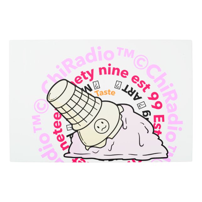 ChiRadio LLC Arte de pared de icecream (Anverso)