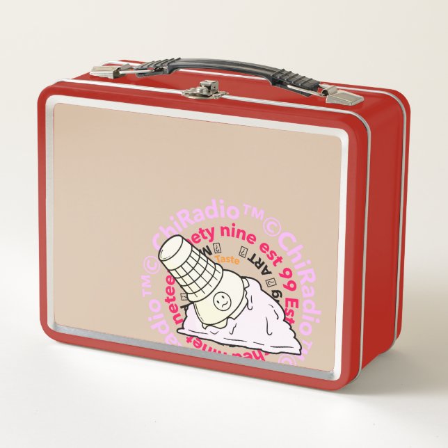 ChiRadio LLC IceCream logo Lunch Box (Anverso)