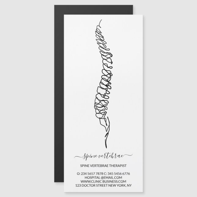 Chiropractic Chiropractor Clinic Health doctor (Anverso/Reverso)