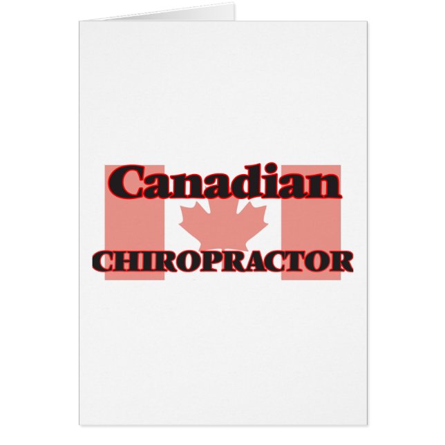 Chiropractor canadiense (Frente)