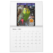 Chirpy the Crazy Parakeet Calendario 2024