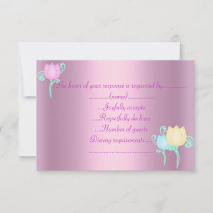 Chispa rosa dulce dieciséis fiestas rsvp