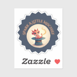 Chispa un pequeño travesaño - Magnífico Pegatina D