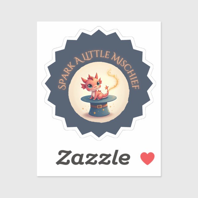 Chispa un pequeño travesaño - Magnífico Pegatina D (Hoja)